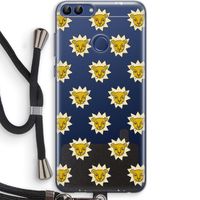 Leeuwenkoppen: Huawei P Smart (2018) Transparant Hoesje met koord