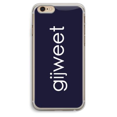 Gijweet: iPhone 6 Plus / 6S Plus Transparant Hoesje
