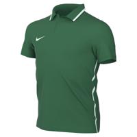 Nike Dri-FIT Park 26 Polo 1/4 Knoop Kids Donkergroen Wit