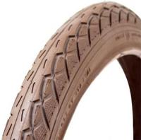 Deli Tire Tire Buitenband Tire 24 x 1.75" / 47-507 bruin met reflectie