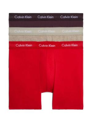 Calvin Klein - 3p Boxer Briefs - Cotton Stretch - CQ8, Maat:S