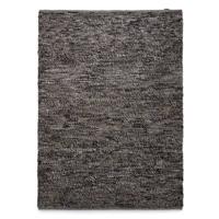 Nordic Weavers Wollen vloerkleed Lett - grijs|bruin - 60x120 cm