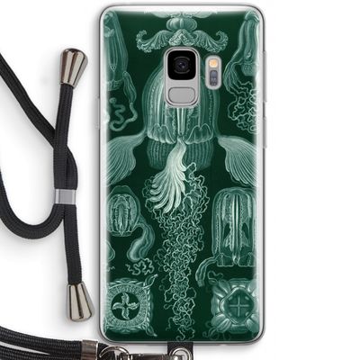 Haeckel Cubomedusae: Samsung Galaxy S9 Transparant Hoesje met koord