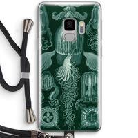 Haeckel Cubomedusae: Samsung Galaxy S9 Transparant Hoesje met koord