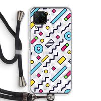 8-bit N°8: Huawei P40 Lite Transparant Hoesje met koord