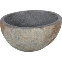 Differnz Lombok waskom - 36cm - rond - riviersteen grijs 36.102.52