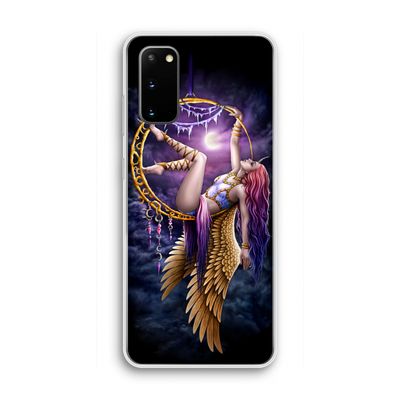 Aerial Angel: Samsung Galaxy S20 Transparant Hoesje