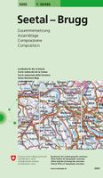 Wandelkaart - Topografische kaart 5005 Seetal - Brugg | Swisstopo - thumbnail