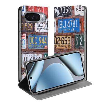 Book Wallet Case Google Pixel 10 Pro Kentekenplaten