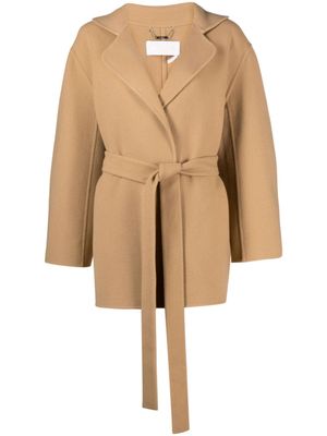Chloé manteau ceinturé à revers crantés - Tons neutres