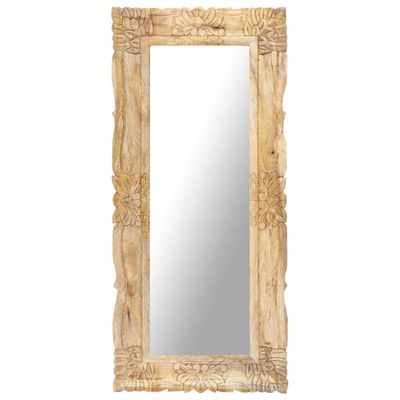VidaXL Spiegel 110x50 cm massief mangohout