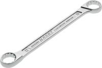 HAZET Dubbele ringsleutel 610N-12X13 · Buitentwaalfkant tractieprofiel · SW 12 x 13 mm