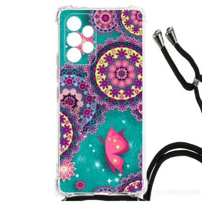 Samsung Galaxy A53 Back Cover Cirkels en Vlinders Samsung Galaxy A53 Back Cover Cirkels en Vlinders