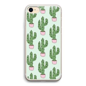 Cactus Lover: iPhone 7 Transparant Hoesje