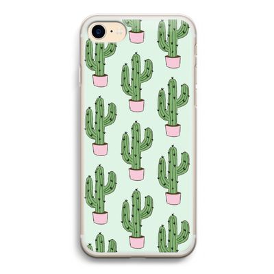 Cactus Lover: iPhone 7 Transparant Hoesje