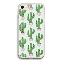 Cactus Lover: iPhone 7 Transparant Hoesje