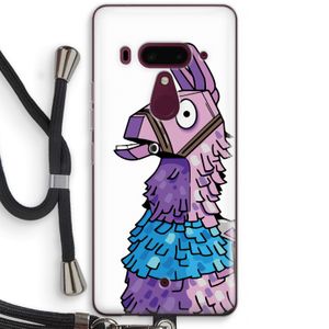 Lama: HTC U12+ Transparant Hoesje met koord