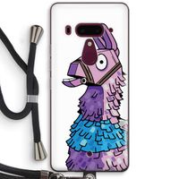 Lama: HTC U12+ Transparant Hoesje met koord