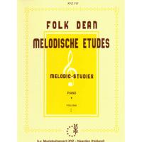 XYZ Uitgeverij Melodische Etudes 1 piano lesboek