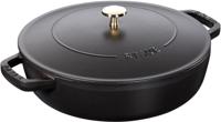 Staub Hapjespan Chistera - Zwart - ø 24 cm / 2.4 liter