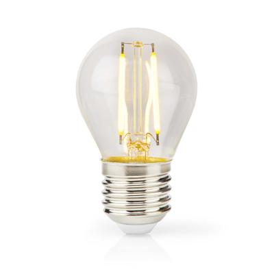 Nedis LBFE27G452 Led-filamentlamp E27 G45 4.5 W 470 Lm 2700 K Warm Wit Aantal Lampen In Verpakking: 1 Stuks