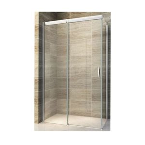 BWS Douchecabine Softclose 2.0 110x120 cm met Nisdeur en Zijwand 8mm Aluminium NANO Coating