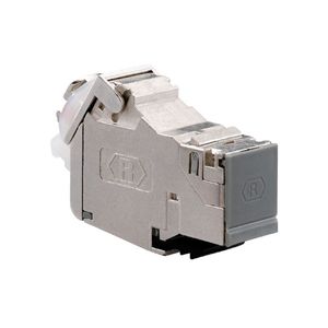 Rutenbeck UM-Cat.6A iso A wandcontactdoos RJ-45 Grijs