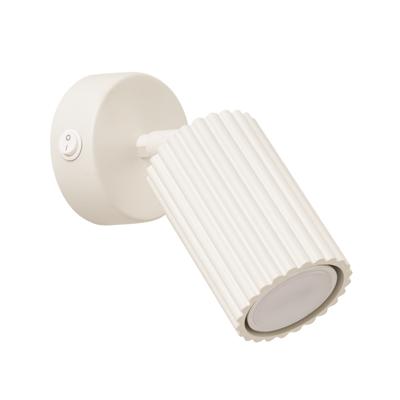 Wandlamp KARBON beige met schakelaar