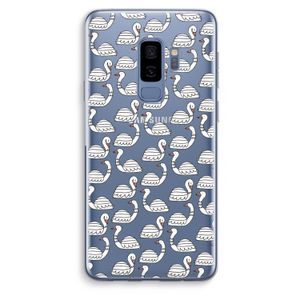 Zwanen: Samsung Galaxy S9 Plus Transparant Hoesje
