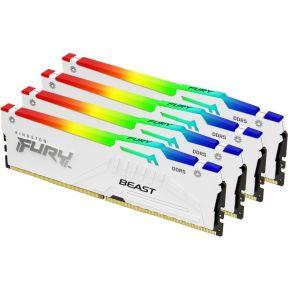 Kingston DDR5 Fury Beast White RGB 4x16GB 5600