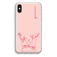 Best Friends: iPhone XS Transparant Hoesje