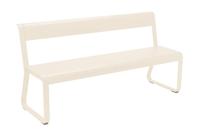 Fermob Bellevie bench tuinbank met rugleuning Beige Latte