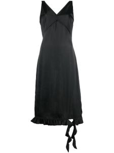 REMAIN robe longue sans manches à col v - Noir