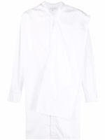 Yohji Yamamoto chemise boutonnée à manches longues - Blanc