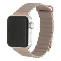 Apple Watch Leren Magneet Magna Band - Khaki - 38, 40, 41 & 42mm Apple Watch Leren Magneet Magna Band - Khaki - 38, 40, 41 & 42mm