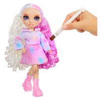 MGA Entertainment Rainbow high watercolor & create-modepop - paarse ogen