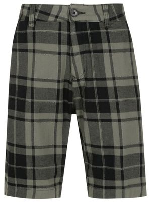 Osklen bermuda en flanelle à motif tartan - Vert