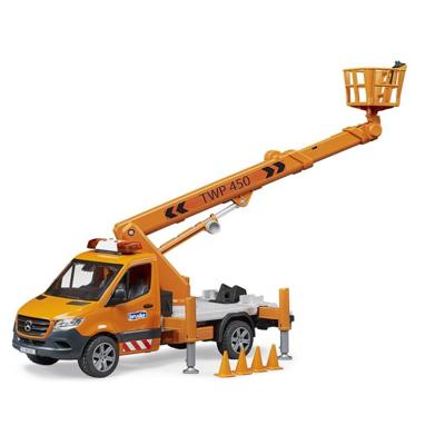 Bruder vrachtwagen mercedes-benz sprinter met werkplatvorm