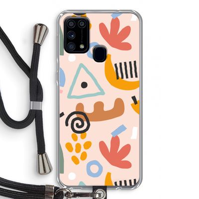 Abstract: Samsung Galaxy M31 Transparant Hoesje met koord