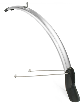 Eurofender Voorspatbord snello 28" x 46 mm - smoke / titanium