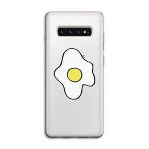 Spiegelei: Samsung Galaxy S10 4G Transparant Hoesje