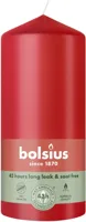 Bolsius stompkaars essentials 6.8x13cm delicate red