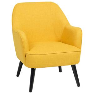 Beliani LOKEN - Fauteuil-Geel-Polyester