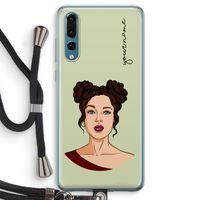 Pop-Art Creator: Huawei P20 Pro Transparant Hoesje met koord