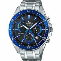 Casio EFR-552D-1A2VUEF Zilverkleurig Zwart Heren horloge