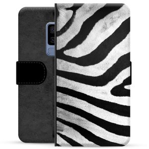 Samsung Galaxy S9+ Premium Portemonnee Hoesje - Zebra