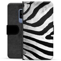 Samsung Galaxy S9+ Premium Portemonnee Hoesje - Zebra