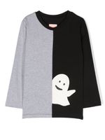 WAUW CAPOW by BANGBANG t-shirt Hello Ghost à manches longues - Noir