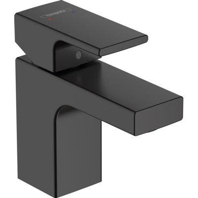 Hansgrohe Vernis Shape wastafelmengkraan - 12.6x11.1x4.4cm - hendel - Mat zwart 71567670