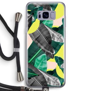 Fantasie jungle: Samsung Galaxy S8 Plus Transparant Hoesje met koord